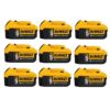 DEWALT 20-Volt MAX XR Premium Lithium-Ion 5.0Ah Battery Pack (9-Pack)