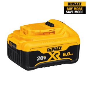 DEWALT 20-Volt MAX XR Premium Lithium-Ion 6.0Ah Battery Pack