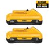 DEWALT 20-Volt MAX Compact Lithium-Ion 4.0Ah Battery Pack (2-Pack)
