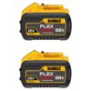 DEWALT FLEXVOLT 20-Volt/60-Volt MAX Lithium-Ion 12.0Ah Battery (2-Pack)