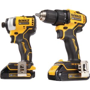DEWALT ATOMIC 20-Volt MAX Cordless Brushless Compact Drill/Impact Combo Kit (2-Tool) with (2) 1.3Ah Batteries, Charger & Bag