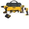 DEWALT 20-Volt MAX Cordless Combo Kit (4-Tool) with (2) 20-Volt 1.5Ah Batteries & Charger