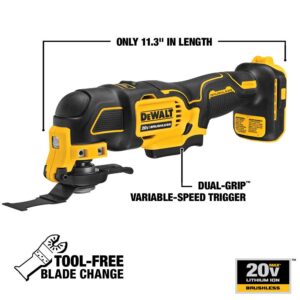 DEWALT 20-Volt MAX Cordless Combo Kit (7-Tool) with (1) 20-Volt 4.0Ah Battery, (1) 20-Volt 2.0Ah Battery & Cordless Blower