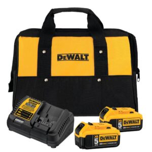 DEWALT 20-Volt MAX Cordless Reciprocating Saw with (2) 20-Volt Batteries 5.0Ah & Charger