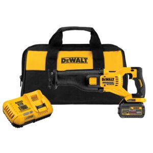 DEWALT FLEXVOLT 60-Volt MAX Cordless Brushless Reciprocating Saw with (1) FLEXVOLT 9.0Ah & (1) FLEXVOLT 6.0Ah Battery