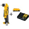 DEWALT 20-Volt MAX Cordless 3/8 in. Right Angle Drill/Driver, (1) 20-Volt 3.0Ah Battery & Charger