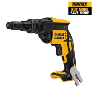 DEWALT 20-Volt MAX XR Cordless Brushless Drywall Screw Gun with Versa-Clutch Adjustable Torque (Tool-Only)