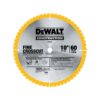 DEWALT 20 Series 10 in. 60T Fine Finish Saw Blade