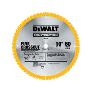 DEWALT 20 Series 10 in. 60T Fine Finish Saw Blade