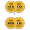 DEWALT 12 in. Miter Saw Blade 32-Teeth and 80-Teeth (2-Pack) with Bonus 12 in. Miter Saw Blade 32-Teeth and 80-Teeth (2-Pack)
