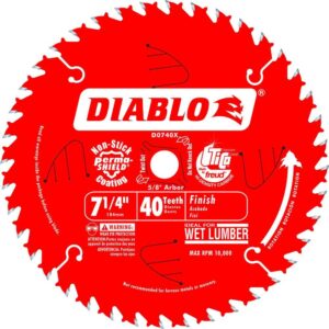 DIABLO 7-1/4 in. x 40-Teeth Finish Saw Blade