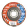 DIABLO 4-1/2 in. 40-Grit Steel Demon Grinding and Polishing Flap Disc with Type 29 Conical Design