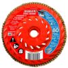 DIABLO 4-1/2 in. 80-Grit Steel Demon Grinding and Polishing Flap Disc with Integrated Speed Hub