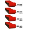 DIABLO 3 in. x 18 in. Belt - Assortment (36, 50, 80, and 120 Grit) (20-Pack)