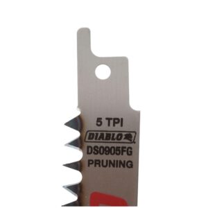 DIABLO 9 in. 5 TPI Fleam Ground/Pruning Reciprocating Saw Blade
