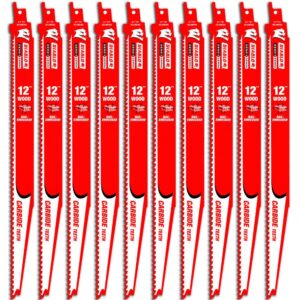 DIABLO 12 in. 5/7 TPI Carbide-Tipped Demo Demon Nail-Embedded Wood Cutting Reciprocating Saw Blade (10-Pack)