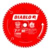 DIABLO 7-1/4 in. x 60-Tooth Fine Saw Blade