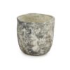 Zentique Asymmetrical Distressed Grey XLarge Decorative Vase