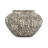Zentique Cement Wavy Grey Small Decorative Vase