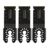 Dremel Multi-Max 1-1/2 in. Oscillating Tool Universal Carbide Flush Cutting Blades for Wood, Metal, and Cement (3-Pack)