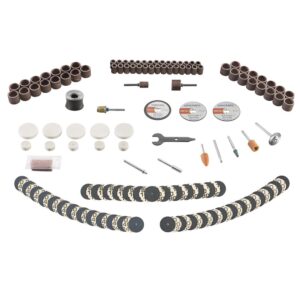 Dremel 3000 Series 1.2 Amp Variable Speed Corded Rotary Tool Kit + Rotary Tool Accessory Kit (130-Piece)