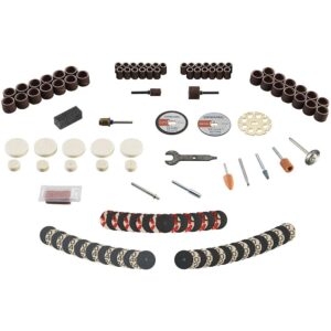 Dremel 36 in. Flex-Shaft Attachment for Rotary Tools + Rotary Tool Accessory Kit (130-Piece)
