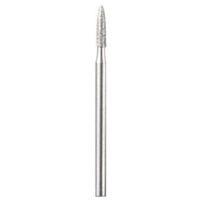 Dremel 3/32 in. Rotary Accessory Diamond Wheel Taper Point for Wood, Ceramic, Glass, Hardened Steel + Semi-Precious Stones