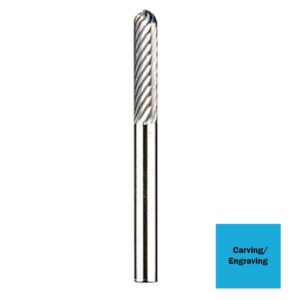 Dremel 1/8 in. Rotary Tool Spear-Shaped Tungsten Carbide Accessory for Steel, Stainless Steel, Iron, Ceramics, and Hard Wood