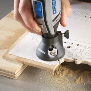 Dremel 4300 Series 1.8 Amp Variable Speed Corded Rotary Tool Kit with Mounted Light, 40 Accessories, 5 Attachments and Case