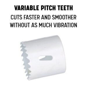 Drill America Electrician's Bi-Metal Hole Saw Set (9-Piece)