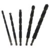 Drill America Quick Change High Speed Steel Drill Bit Set with Hex Shank (5-Pieces)