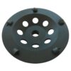 EDiamondTools 4.5 in. 6-Segment PCD Grinding Wheel for Coatings Epoxy and Paint
