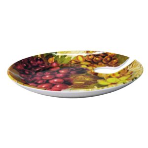 Epicureanist Cocktail Tray and Wine Glass Holder (Set of 4)