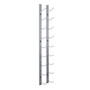 Epicureanist 9-Bottle Stainless Epic Metal Wine Rack