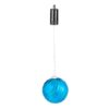 Evergreen 6 in. Blue Shatterproof LED Ball Outdoor Safe Battery Operated Christmas Ornament