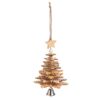 Evergreen 4 in. Wood Christmas Tree 3D Christmas Ornament