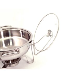 ExcelSteel 4 Qt. Professional Heavy Duty Chafing Dish Set with Lid