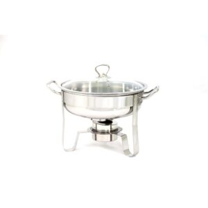 ExcelSteel 4 Qt. Professional Heavy Duty Chafing Dish Set with Lid