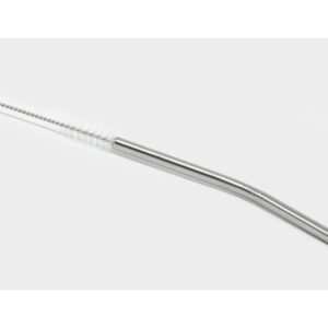 ExcelSteel 14-Piece Stainless Steel Straw Set With Cleaning Brushes