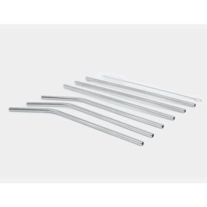 ExcelSteel 14-Piece Stainless Steel Straw Set With Cleaning Brushes