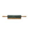 Fox Run Green MRBL Rolling Pin/Base