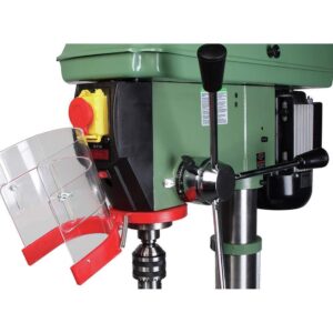 General International 17 in. 3/4 HP Electronic Variable Speed Drill Press with Flip-Up Guard and Integrated Laser Pointer