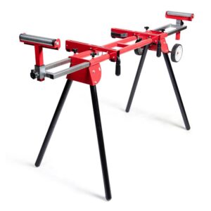General International 15 Amp 10 in. Sliding Miter Saw with Bonus Heavy-Duty Miter Saw Stand