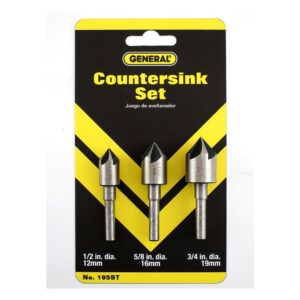 General Tools Countersink Set (3-Piece)