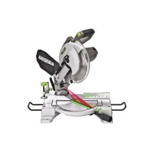 Genesis 15 Amp 10 in. Compound Miter Saw with Laser Guide, 9 Positive Stops, Clamp, Dust Bag, 2 Wings and Blade