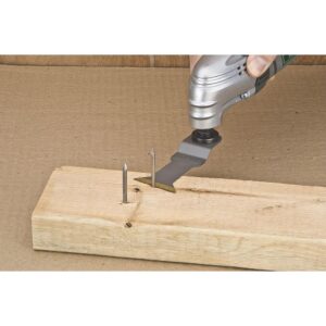 Genesis Universal 1-3/4 in. Quick-Fit Titanium-Coated Bi-Metal Oscillating Multi-Tool Quick-Release Flush Cut Blade
