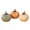 Gerson Assorted 6 in. H Dolomite Harvest Pumpkins (Set of 3)