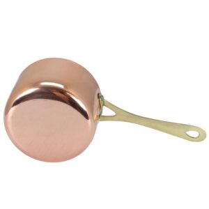 Gibson Home Rembrandt 1 qt. Aluminum Sauce Pan in Copper