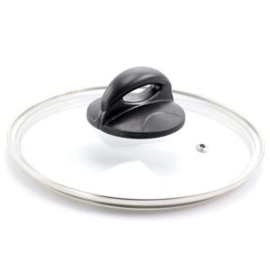 Gibson Home Hummington 1.7 qt. Aluminum Ceramic Nonstick Sauce Pan in Metallic Copper with Glass Lid