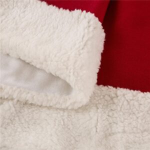 Glitzhome 48 in. D Fabric Christmas Tree Skirt in Merry Christmas